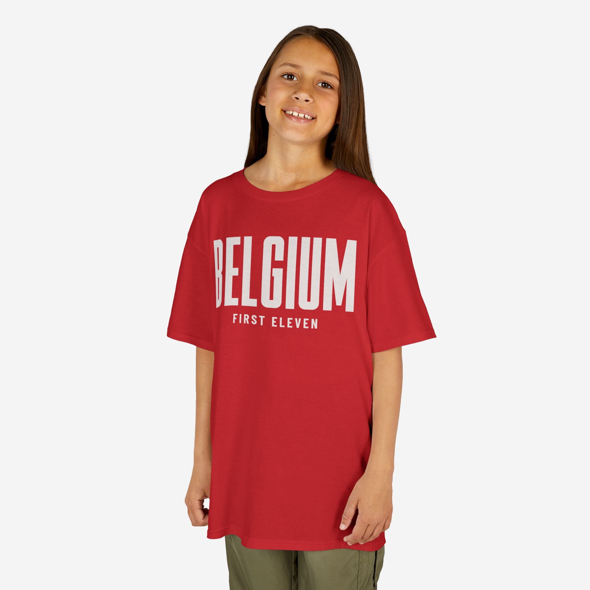 Kids Belgium Voetbal Tee