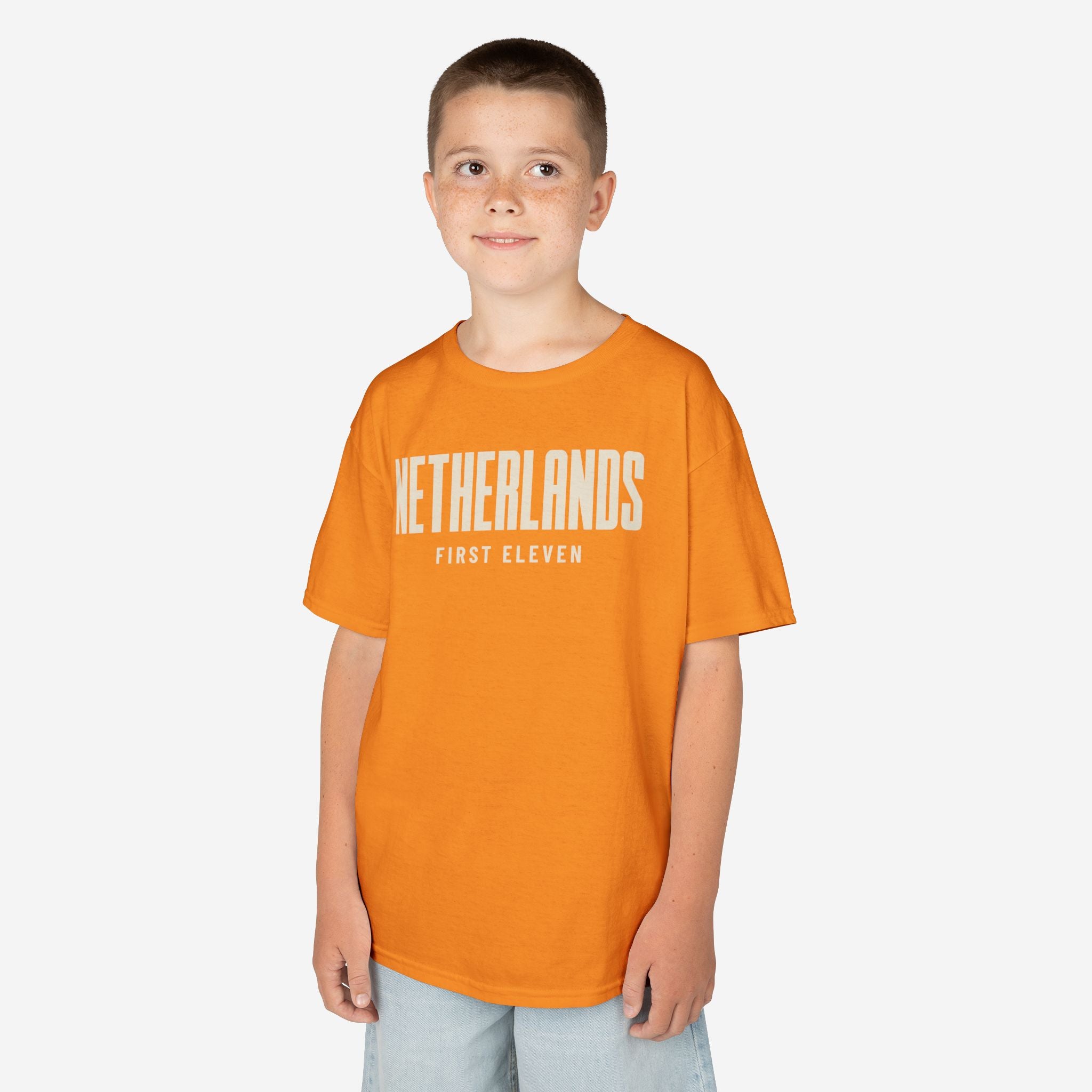 Kids Netherlands Voetbal Tee