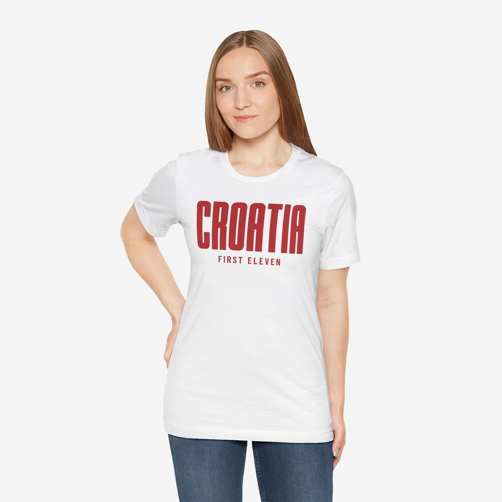 Womens Croatia Nogomet Tee