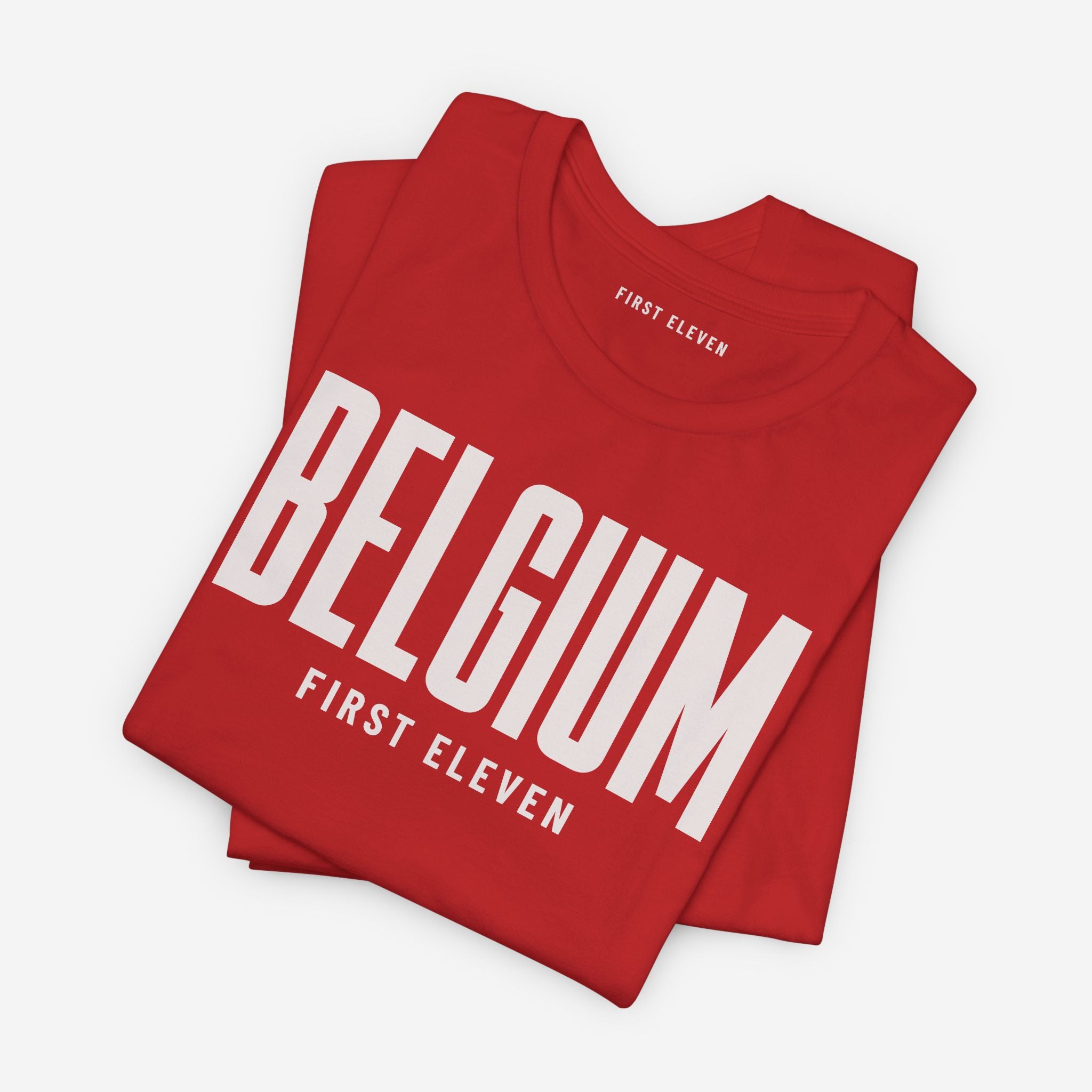 Womens Belgium Voetbal Tee