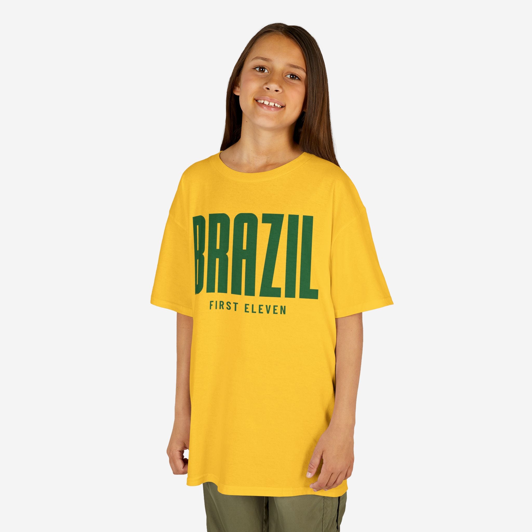 Kids Brazil Futebol Tee