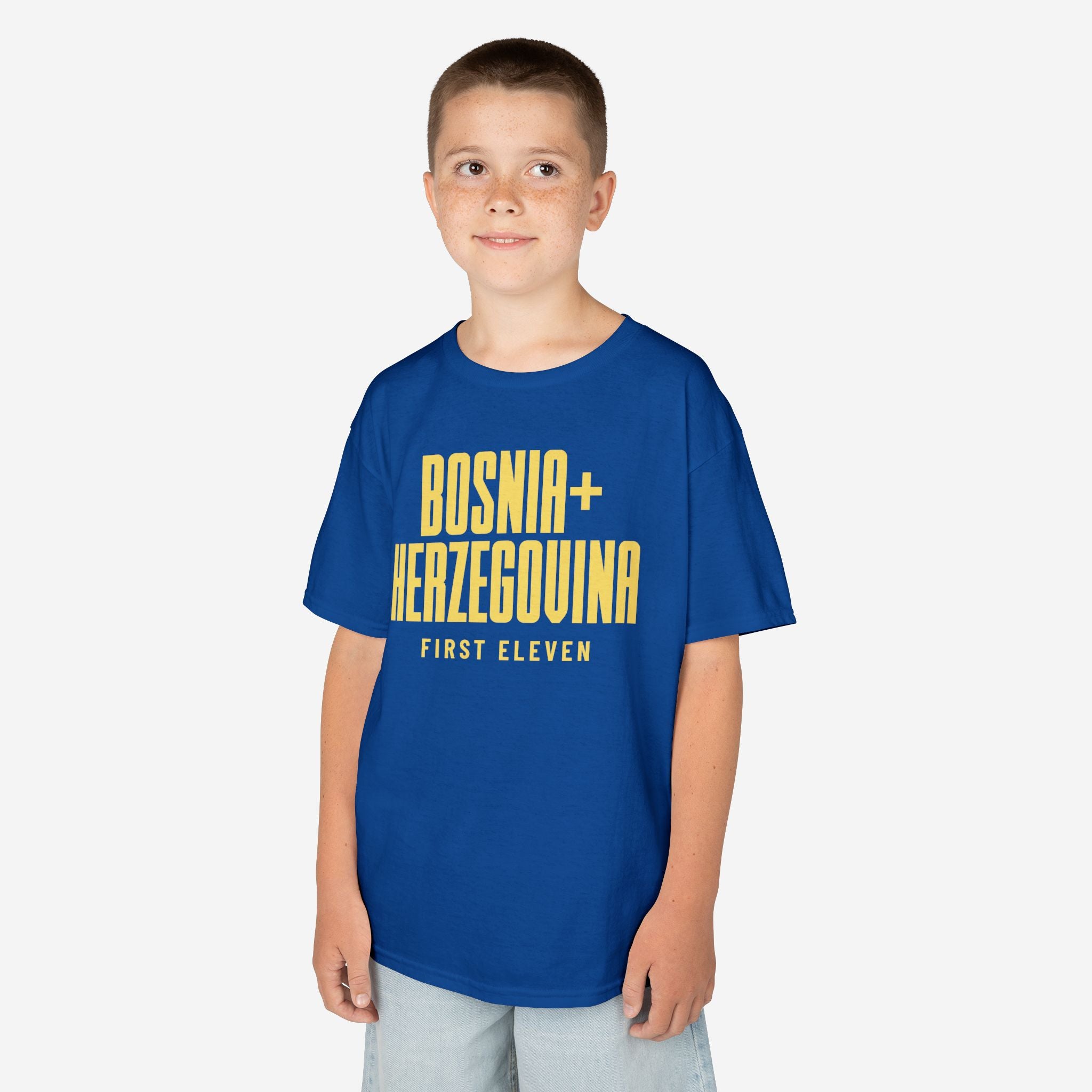 Kids Bosnia and Herzegovina Fudbal Tee