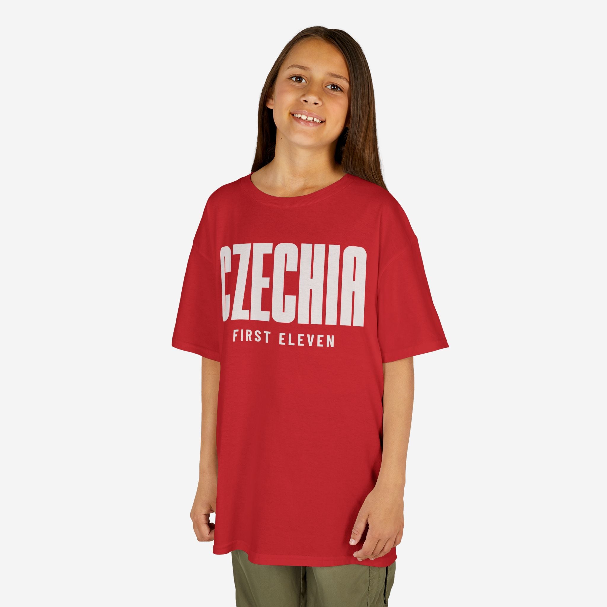 Kids Czechia Fotbal Tee