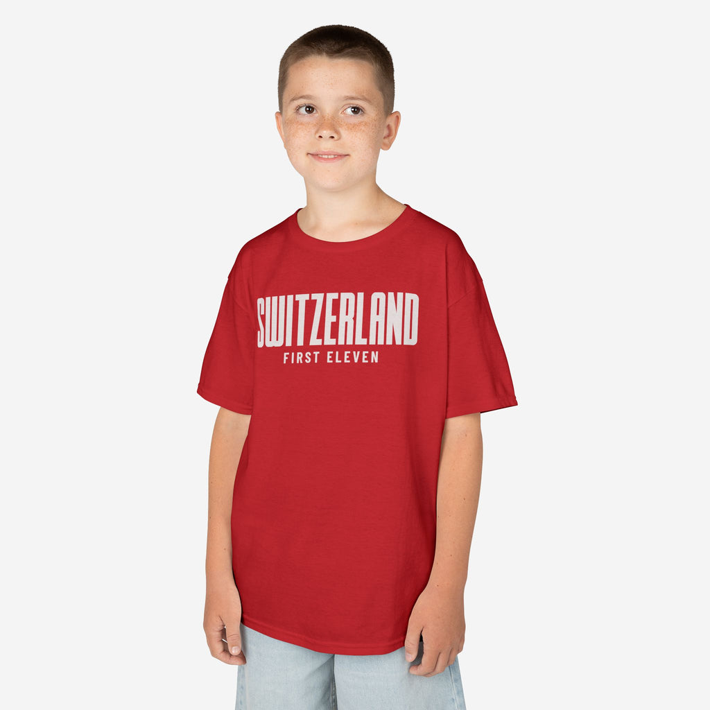 Kids Switzerland Football Tee