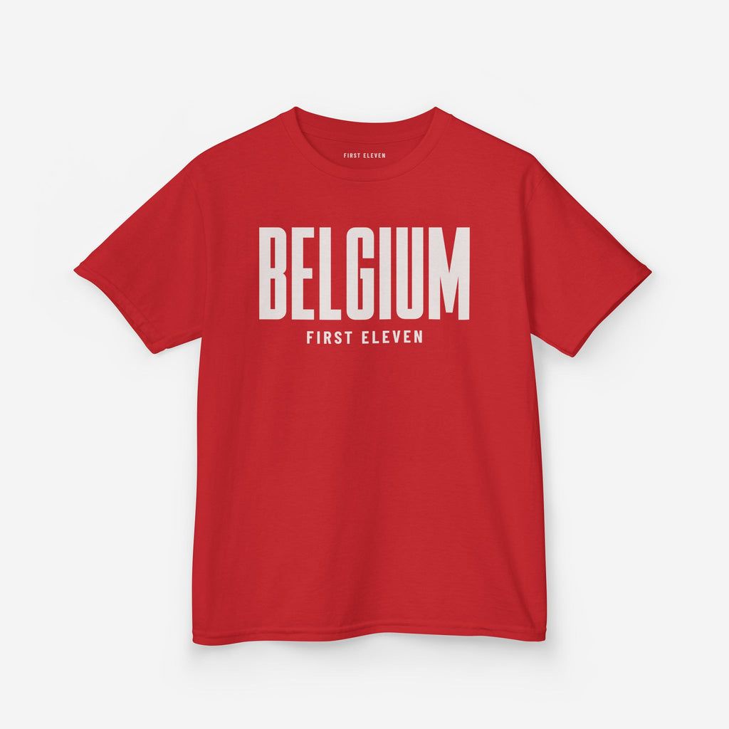 Kids Belgium Voetbal Tee