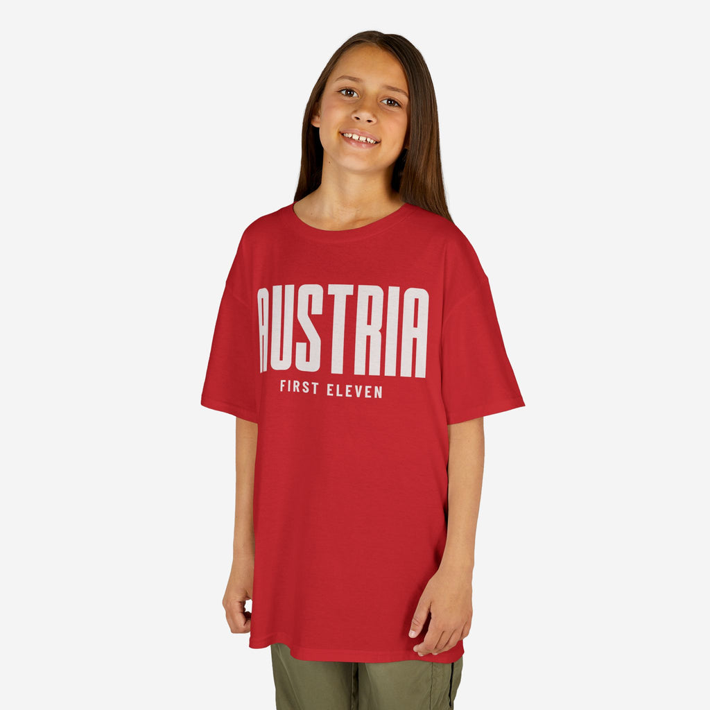 Kids Austria Fußball Tee
