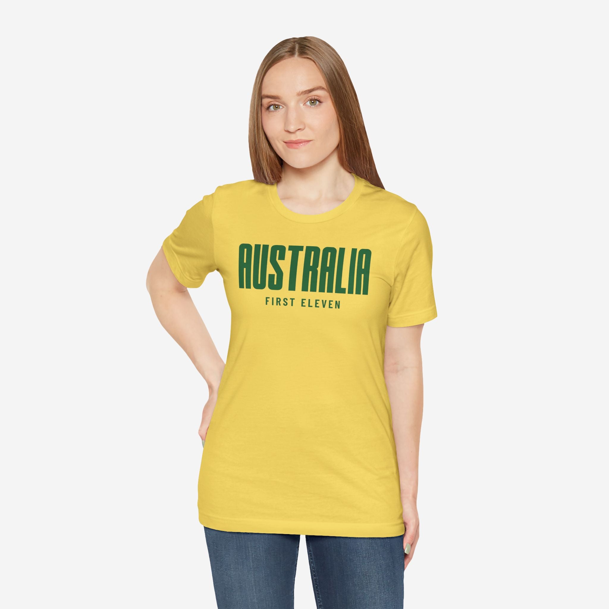 Womens Australia Soccer Tee
