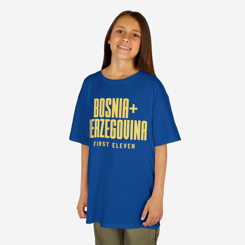 Kids Bosnia and Herzegovina Fudbal Tee
