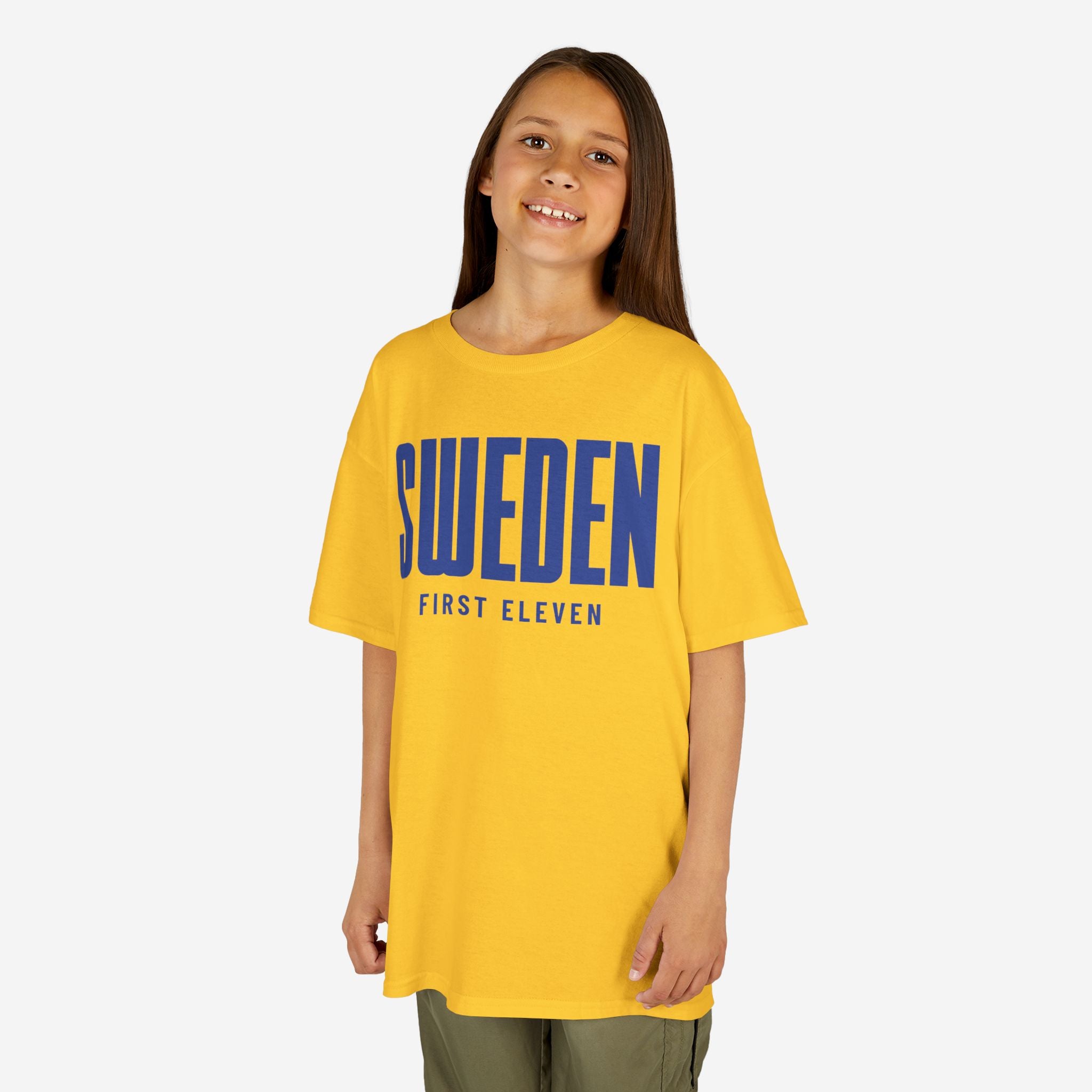 Kids Sweden Fotboll Tee