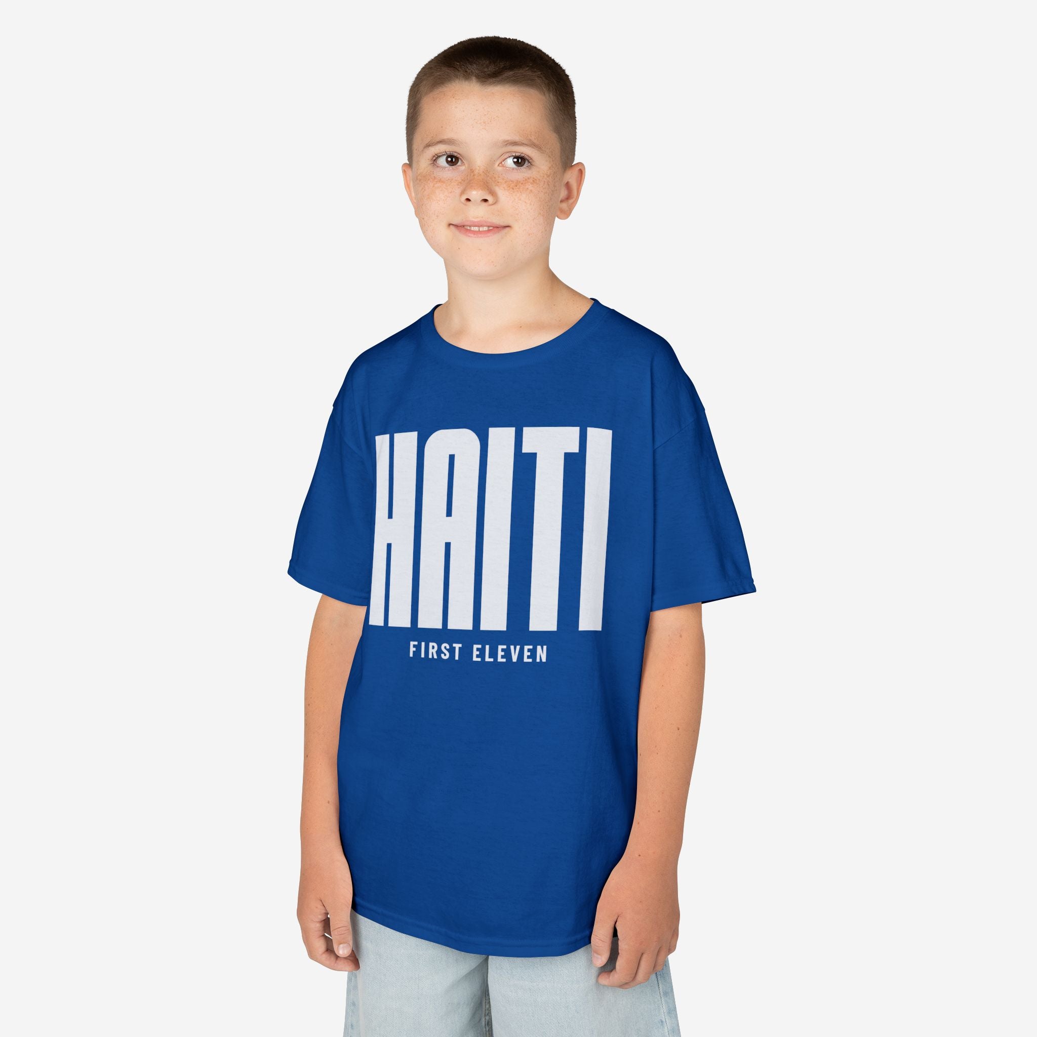 Kids Haiti Foutbòl Tee