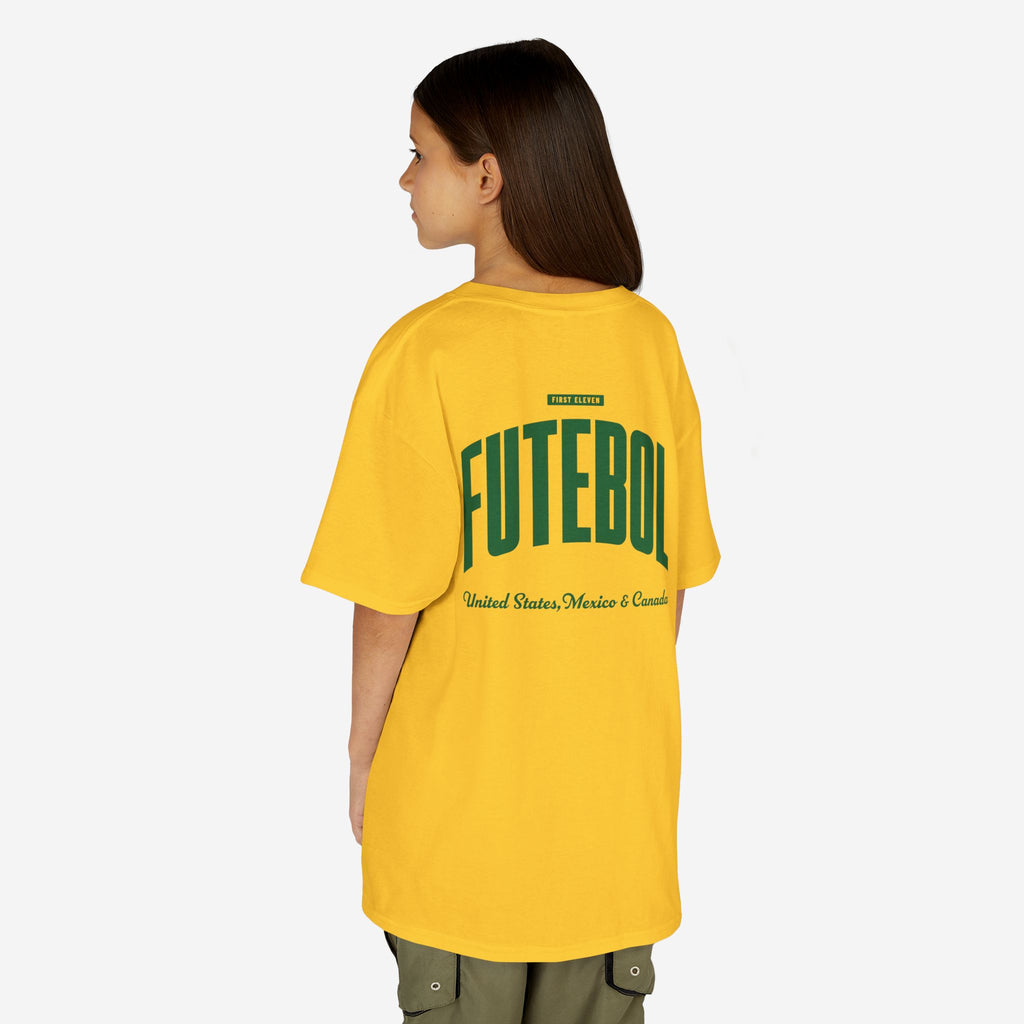 Kids Brazil Futebol Tee