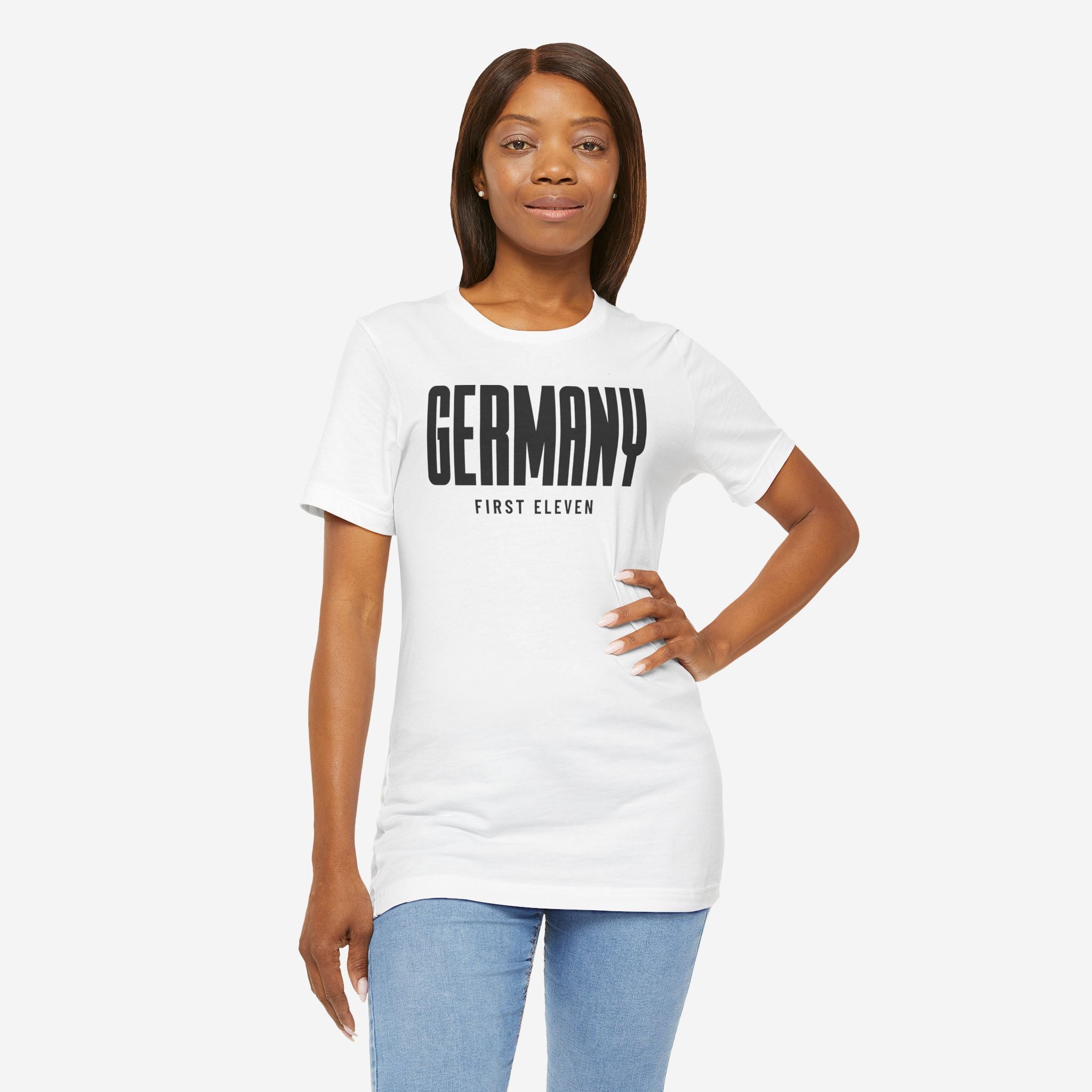 Womens Germany Fußball Tee