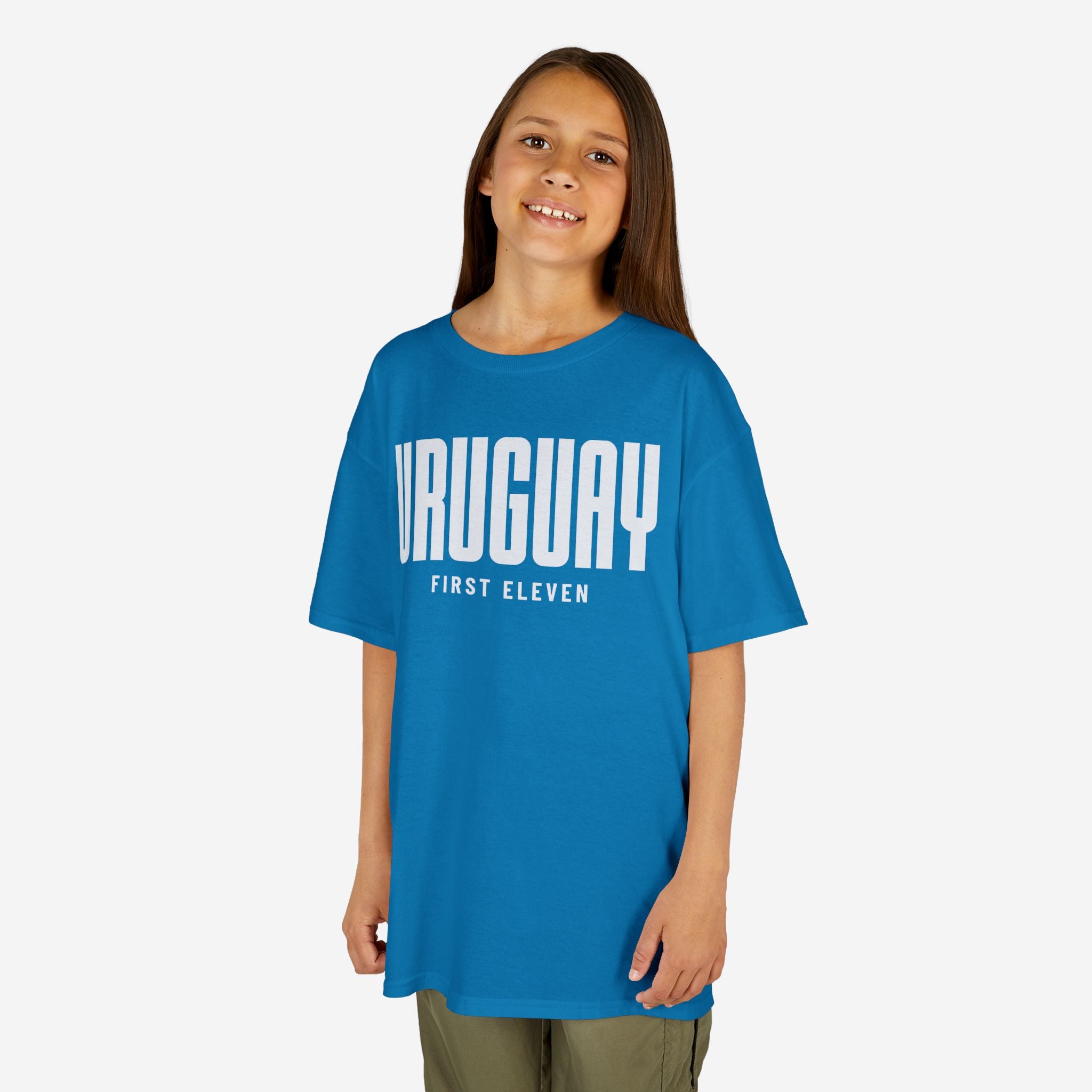 Kids Uruguay Fútbol Tee