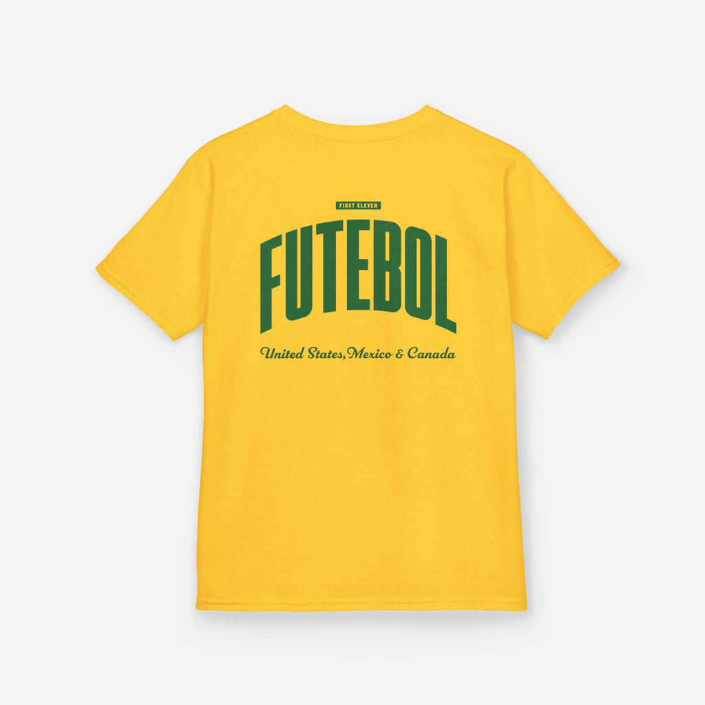 Kids Brazil Futebol Tee