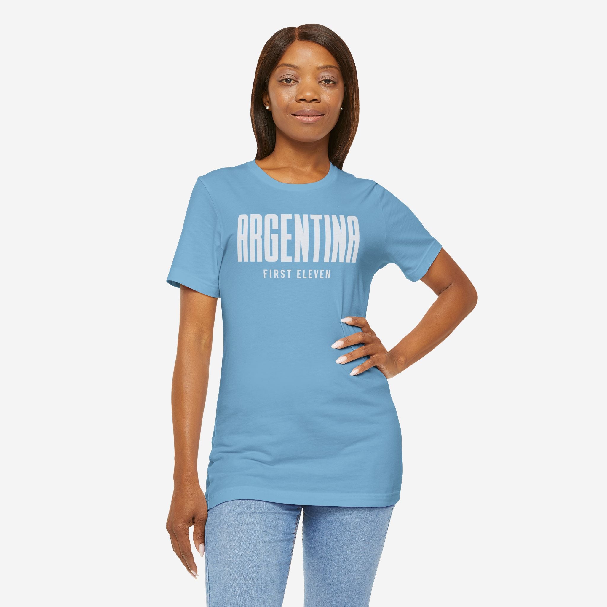 Womens Argentina Fútbol Tee