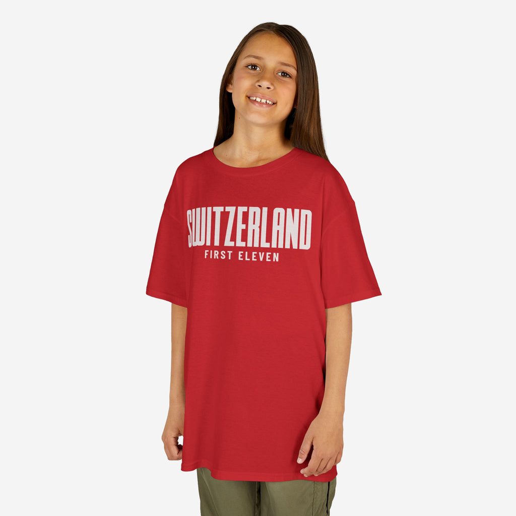 Kids Switzerland Football Tee