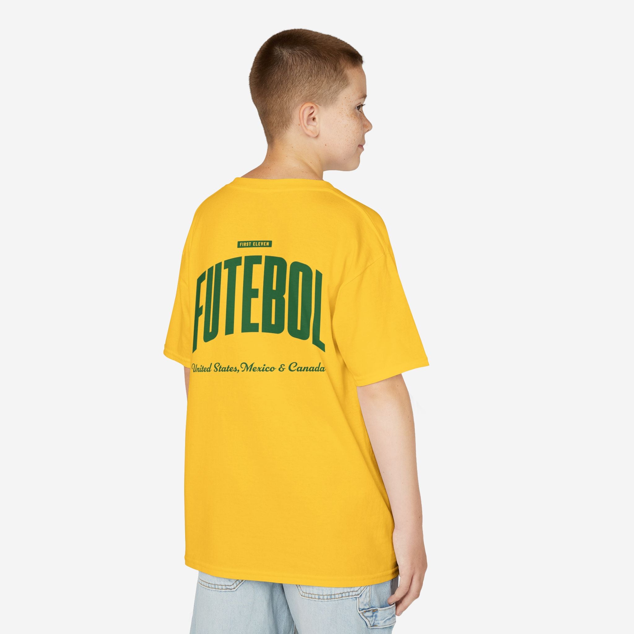 Kids Brazil Futebol Tee
