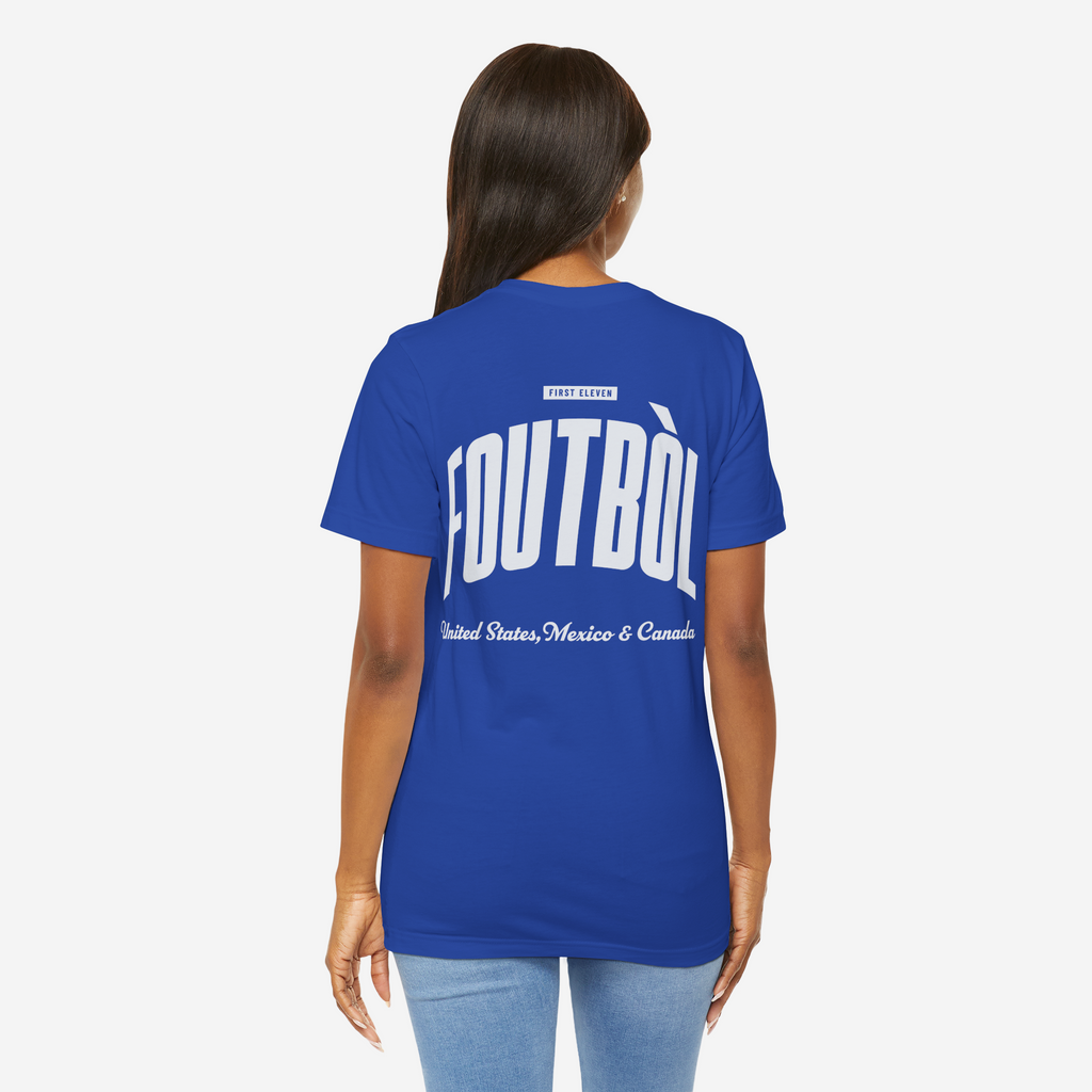 Womens Haiti Foutbòl Tee